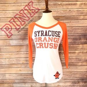 Victoria’s Secret Pink Baseball Graphics Tee Sz S